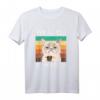 Büro Humor Sarkasmus Kaffee Katze T-Shirt - Lustiges Geschenk für Kollegen, Morgenmuffel & Freunde mit Sinn für Ironie