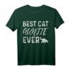 Best Cat Auntie Katzentante Katze Katzenliebhaber T-Shirt - Lustiges Geschenk für Katzenfans und Tierliebhaberinnen