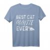 Best Cat Auntie Katzentante Katze Katzenliebhaber T-Shirt - Lustiges Geschenk für Katzenfans und Tierliebhaberinnen