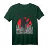 Vintage Catzilla Japanischer Sunset Style Lustiges Katzenliebhaber T-Shirt – Perfektes Geschenk für Katzenfreunde, Mütter und Väter