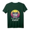 Bester Katzenvater Vintage T-Shirt - Lustiges Geschenk für Katzenliebhaber, Opa, Vater & Landwirt zum Geburtstag, Vatertag & Weihnachten