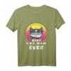 Bester Katzenvater Vintage T-Shirt - Lustiges Geschenk für Katzenliebhaber, Opa, Vater & Landwirt zum Geburtstag, Vatertag & Weihnachten