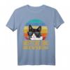 Best Cat Dad Ever Katzenpapa T-Shirt mit Sonnenbrille – Lustiges Vintage Design, perfektes Geschenk für Katzenväter zu Vatertag & Geburtstag