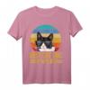 Best Cat Dad Ever Katzenpapa T-Shirt mit Sonnenbrille – Lustiges Vintage Design, perfektes Geschenk für Katzenväter zu Vatertag & Geburtstag