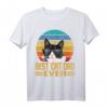 Best Cat Dad Ever Katzenpapa T-Shirt mit Sonnenbrille – Lustiges Vintage Design, perfektes Geschenk für Katzenväter zu Vatertag & Geburtstag