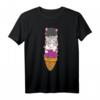 Kawaii Asexual Pride Flag Cats T-Shirt – Süße Katzen im Harajuku Stil mit LGBTQA-Design, Perfekt als Geschenk für Asexuelle, Demisexuelle & Aromantische
