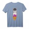 Kawaii Asexual Pride Flag Cats T-Shirt – Süße Katzen im Harajuku Stil mit LGBTQA-Design, Perfekt als Geschenk für Asexuelle, Demisexuelle & Aromantische