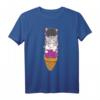 Kawaii Asexual Pride Flag Cats T-Shirt – Süße Katzen im Harajuku Stil mit LGBTQA-Design, Perfekt als Geschenk für Asexuelle, Demisexuelle & Aromantische