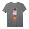 Kawaii Asexual Pride Flag Cats T-Shirt – Süße Katzen im Harajuku Stil mit LGBTQA-Design, Perfekt als Geschenk für Asexuelle, Demisexuelle & Aromantische