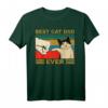 Best Cat Dad Ever Vintage Katzen T-Shirt – Perfektes Geschenk für Katzenväter zu Weihnachten, Vatertag & Geburtstag