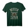 Bester Katzenvater aller Zeiten Katzenliebhaber Geschenk T-Shirt - Lustiges Retro-Katzenmotiv für Vatertag, Weihnachten & Katzenfans