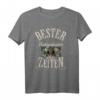 Bester Katzenvater aller Zeiten Katzenliebhaber Geschenk T-Shirt - Lustiges Retro-Katzenmotiv für Vatertag, Weihnachten & Katzenfans