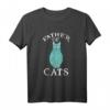 Father of Cats T-Shirt - Lustiges Katzenvater Geschenk für Männer und Jungen, Perfekt für Weihnachten, Geburtstag & Jubiläum