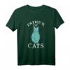 Father of Cats T-Shirt - Lustiges Katzenvater Geschenk für Männer und Jungen, Perfekt für Weihnachten, Geburtstag & Jubiläum