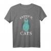 Father of Cats T-Shirt - Lustiges Katzenvater Geschenk für Männer und Jungen, Perfekt für Weihnachten, Geburtstag & Jubiläum