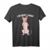 Don Sphynx Katze Mittelfinger T-Shirt – Lustiges Geschenk für Katzenliebhaber, Haarlose Katzen, Perfekt für Weihnachten & Geburtstag