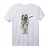 Sturer Wolfsspitz Keeshond T-Shirt – Lustiges Hundemotiv für Hundeliebhaber und Dickkopf-Hunde Fans