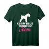 Kerry Blue Terrier Mama T-Shirt - Klassisch geschnitten, doppelt genähter Saum für Hundeliebhaberinnen & Hundemütter