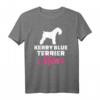 Kerry Blue Terrier Mama T-Shirt - Klassisch geschnitten, doppelt genähter Saum für Hundeliebhaberinnen & Hundemütter