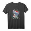 HapFrog Lilo & Stitch Weihnachts T-Shirt mit Tangle Lights Portrait - Festliches Disney Shirt für Weihnachten & Geburtstag