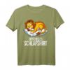 Offizielles Schlafshirt Löwe - Lustiges Geschenk zum HapFrog für Kinder, Frauen und Männer, perfekt für Morgenmuffel, Langschläfer und Löwenliebhaber