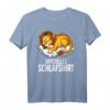 Offizielles Schlafshirt Löwe - Lustiges Geschenk zum HapFrog für Kinder, Frauen und Männer, perfekt für Morgenmuffel, Langschläfer und Löwenliebhaber