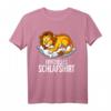 Offizielles Schlafshirt Löwe - Lustiges Geschenk zum HapFrog für Kinder, Frauen und Männer, perfekt für Morgenmuffel, Langschläfer und Löwenliebhaber