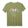 HapFrog Minnie Mouse Icon mit Blumen - Official Disney Merchandise T-Shirt für Frauen, Männer, Jungen und Mädchen