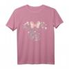 HapFrog Minnie Mouse Icon mit Blumen - Official Disney Merchandise T-Shirt für Frauen, Männer, Jungen und Mädchen