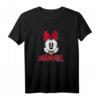 HapFrog Minnie Mouse T-Shirt mit Big Red Bow und Name – Offiziell Lizenzierte Disney Kleidung für Geburtstagsfeier und Geschenk