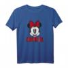 HapFrog Minnie Mouse T-Shirt mit Big Red Bow und Name – Offiziell Lizenzierte Disney Kleidung für Geburtstagsfeier und Geschenk