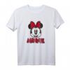 HapFrog Minnie Mouse T-Shirt mit Big Red Bow und Name – Offiziell Lizenzierte Disney Kleidung für Geburtstagsfeier und Geschenk