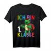 Lustiges Einschulung 2024 T-Shirt mit Schildkröte 'Ich bin 1. Klasse' – Perfektes Geschenk für den Schulanfang von Jungen und Mädchen