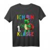 Lustiges Einschulung 2024 T-Shirt mit Schildkröte 'Ich bin 1. Klasse' – Perfektes Geschenk für den Schulanfang von Jungen und Mädchen