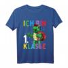 Lustiges Einschulung 2024 T-Shirt mit Schildkröte 'Ich bin 1. Klasse' – Perfektes Geschenk für den Schulanfang von Jungen und Mädchen