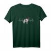 Kleiner Münsterländer Hund Heartbeat Herzschlag T-Shirt – Perfektes Geschenk für Hunde- und Münsterländer Fans zu Weihnachten oder Geburtstag