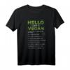Vegan Geschenk T-Shirt für Veganer und Tierliebhaber - Nachhaltige Kleidung für Umweltbewusste & Tierschützer zum Geburtstag, Weihnachten & Earth Day