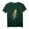 Motorrad Frosch Langarmshirt - Lustiges Comic Design für Motorrad- und Froschliebhaber, Geschenkidee für Kinder, Teens, Damen und Herren