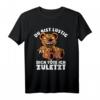 Lustiges Halloween T-Shirt mit Spruch 'Du bist lustig dich töte ich zuletzt' – Humorvolles Sarkasmus-Shirt für Horror- und Monster-Fans