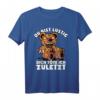 Lustiges Halloween T-Shirt mit Spruch 'Du bist lustig dich töte ich zuletzt' – Humorvolles Sarkasmus-Shirt für Horror- und Monster-Fans