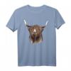 Schottisches Hochlandrind Highland Rind Landwirt Geschenk T-Shirt - Perfektes Geschenk für Tierliebhaber, Züchter & Landwirte
