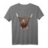 Schottisches Hochlandrind Highland Rind Landwirt Geschenk T-Shirt - Perfektes Geschenk für Tierliebhaber, Züchter & Landwirte