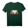 Highlander Kuh Retro Vintage T-Shirt – Schottisches Kuh-Motiv als Geschenkidee für Bauern und Tierliebhaber