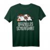 Offizielles Schlafshirt Pyjama Nachthemd Kuh Kalb Geschenk – Lustiges Schlafoutfit für Damen und Herren, perfekt für Langschläfer & Morgenmuffel