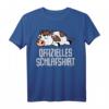 Offizielles Schlafshirt Pyjama Nachthemd Kuh Kalb Geschenk – Lustiges Schlafoutfit für Damen und Herren, perfekt für Langschläfer & Morgenmuffel