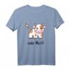 Lustiges Kuh T-Shirt mit Muht – Mutiges Tiermotiv für Tierliebhaber und Fans humorvoller Sprüche