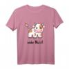 Lustiges Kuh T-Shirt mit Muht – Mutiges Tiermotiv für Tierliebhaber und Fans humorvoller Sprüche