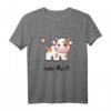 Lustiges Kuh T-Shirt mit Muht – Mutiges Tiermotiv für Tierliebhaber und Fans humorvoller Sprüche