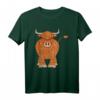 Schottisches Hochlandrind T-Shirt - Lustiges Rinder Motiv für Landwirte, Züchter & Tierliebhaber als Geschenkidee