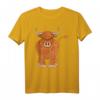 Schottisches Hochlandrind T-Shirt - Lustiges Rinder Motiv für Landwirte, Züchter & Tierliebhaber als Geschenkidee